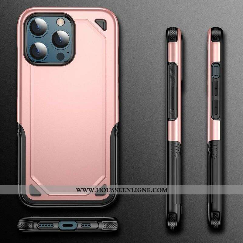 Coque iPhone 13 Pro Max Armor Effet Métal