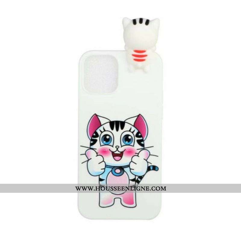 Coque iPhone 13 Pro Max Chat Fun 3D