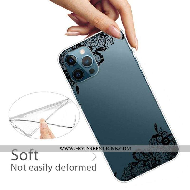 Coque iPhone 13 Pro Max Dentelle Fine
