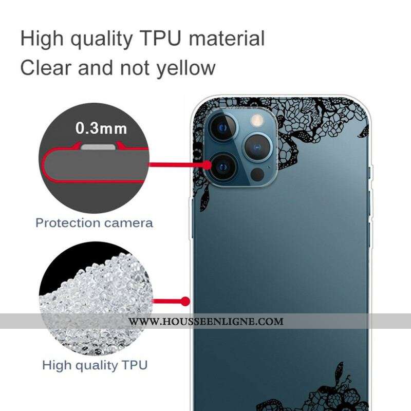 Coque iPhone 13 Pro Max Dentelle Fine