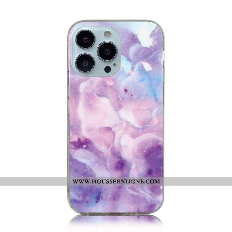 Coque iPhone 13 Pro Max Déclinaison Marbre