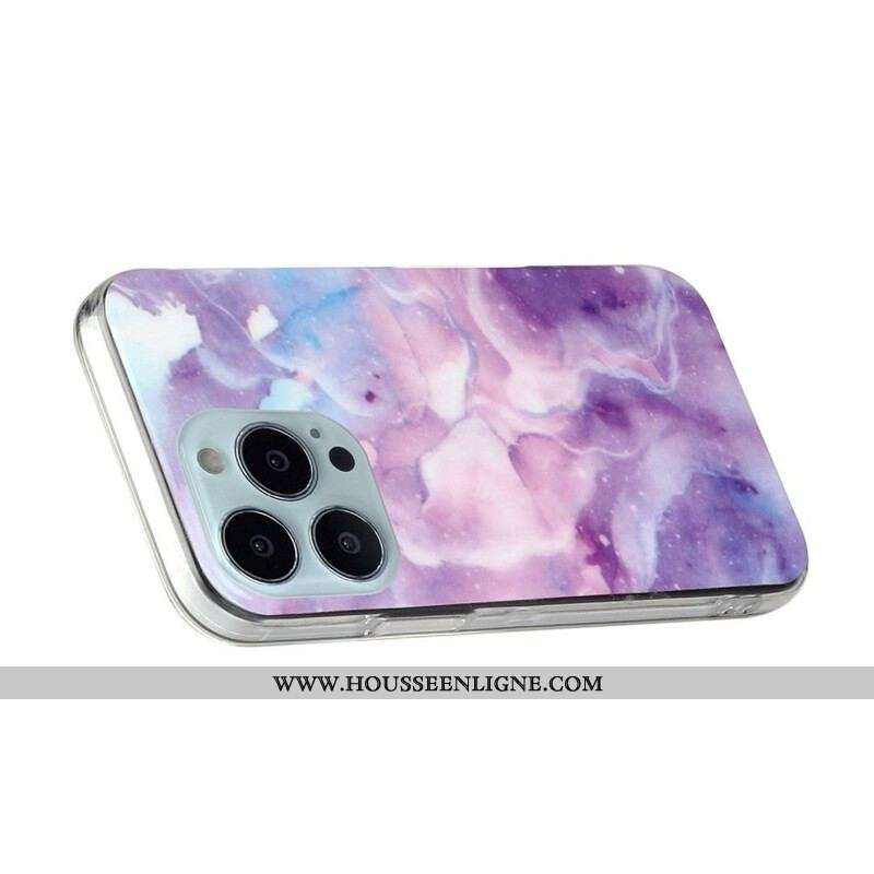 Coque iPhone 13 Pro Max Déclinaison Marbre