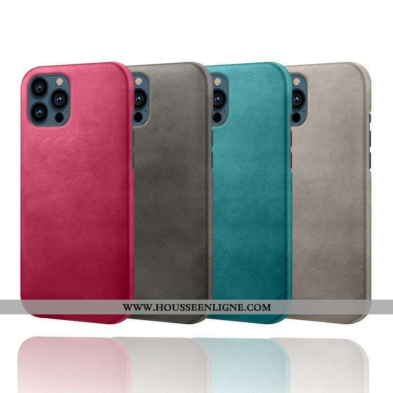 Coque iPhone 13 Pro Max Effet Cuir KSQ