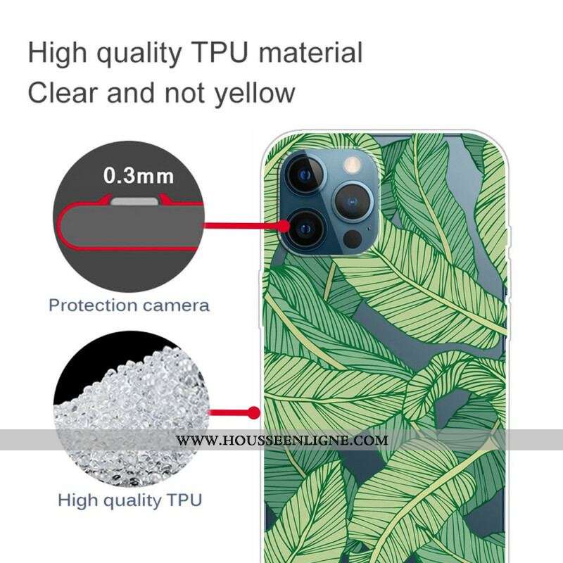Coque iPhone 13 Pro Max Feuillage