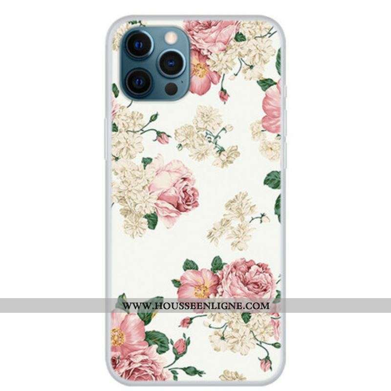 Coque iPhone 13 Pro Max Fleurs Liberty