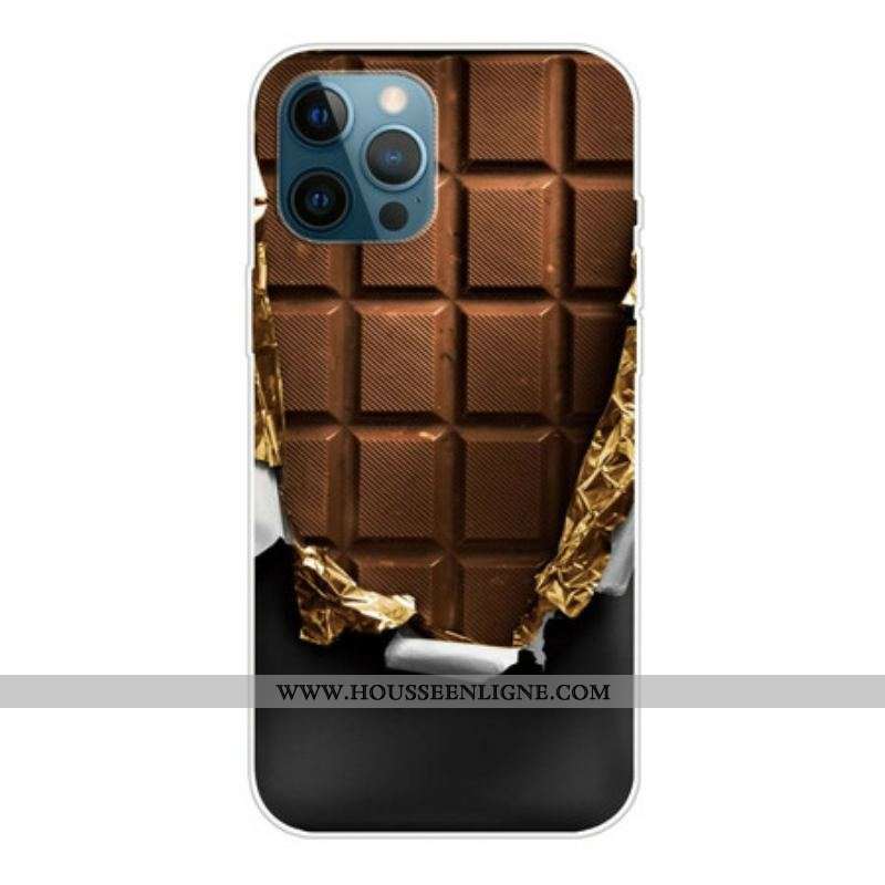 Coque iPhone 13 Pro Max Flexible Chocolat