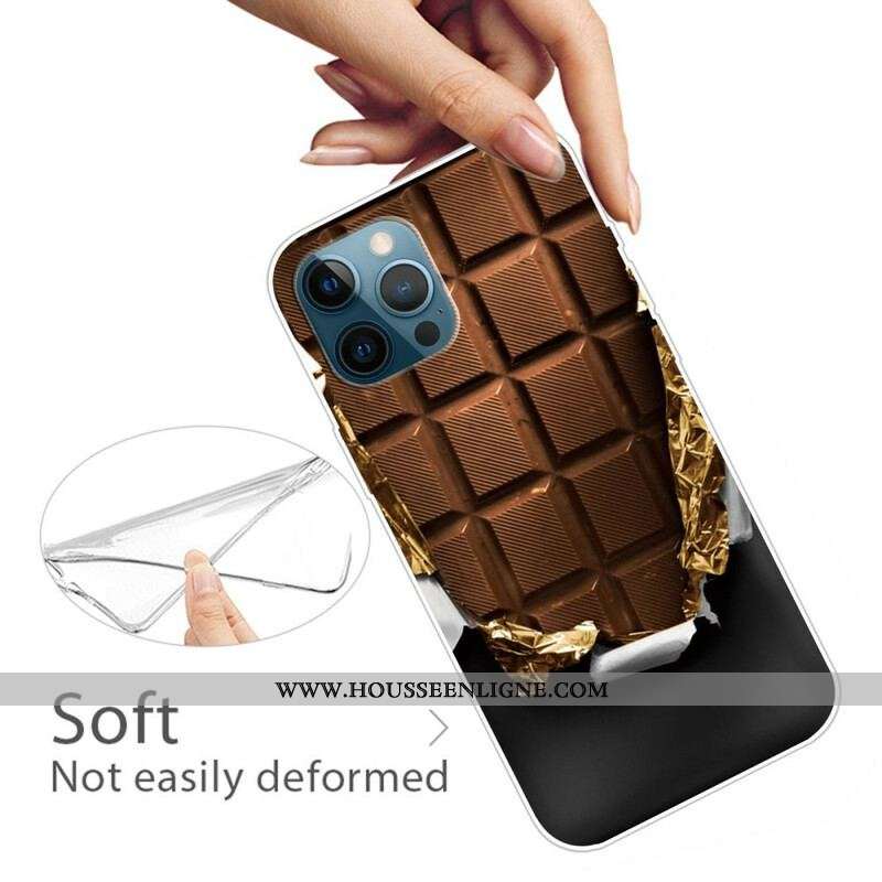 Coque iPhone 13 Pro Max Flexible Chocolat