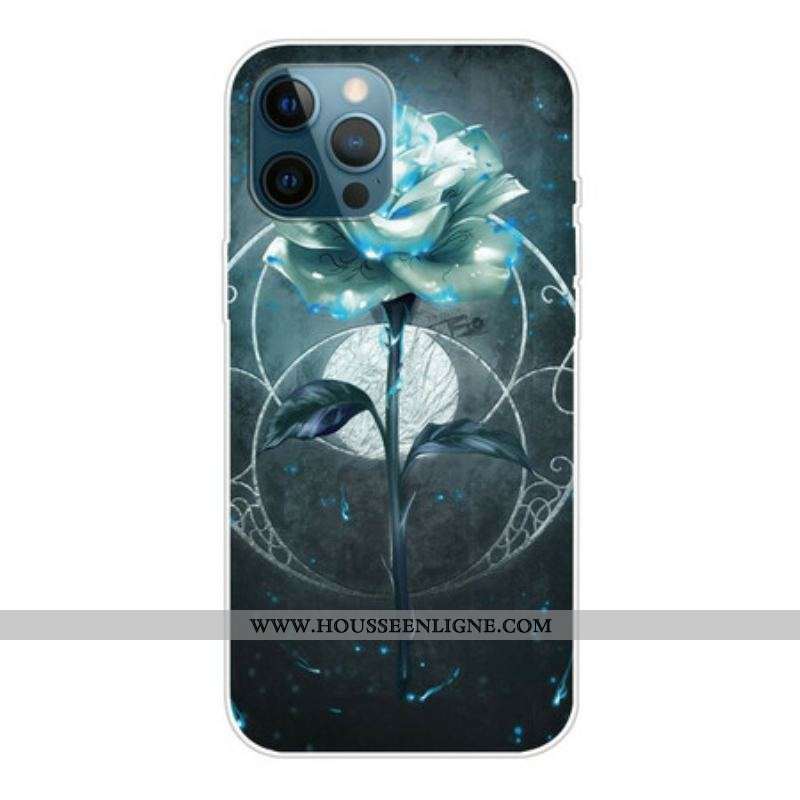 Coque iPhone 13 Pro Max Flexible Rose Verte
