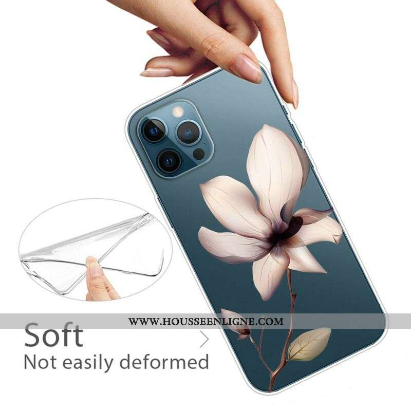 Coque iPhone 13 Pro Max Florale Premium