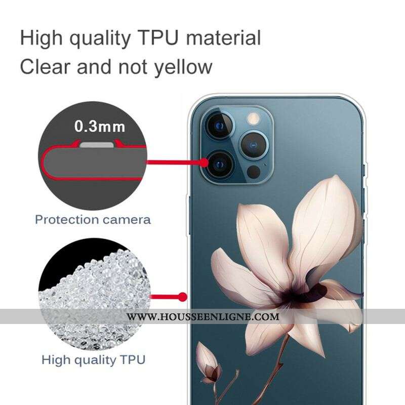 Coque iPhone 13 Pro Max Florale Premium