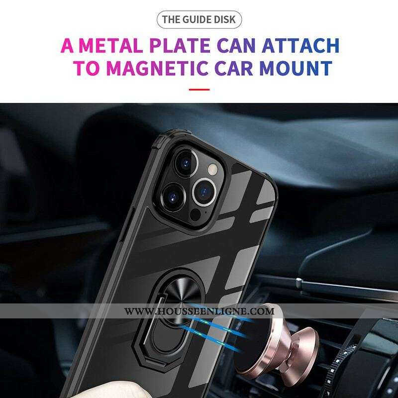 Coque iPhone 13 Pro Max Hybride Anneau Premium