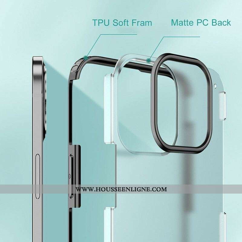 Coque iPhone 13 Pro Max Hybride Givrée