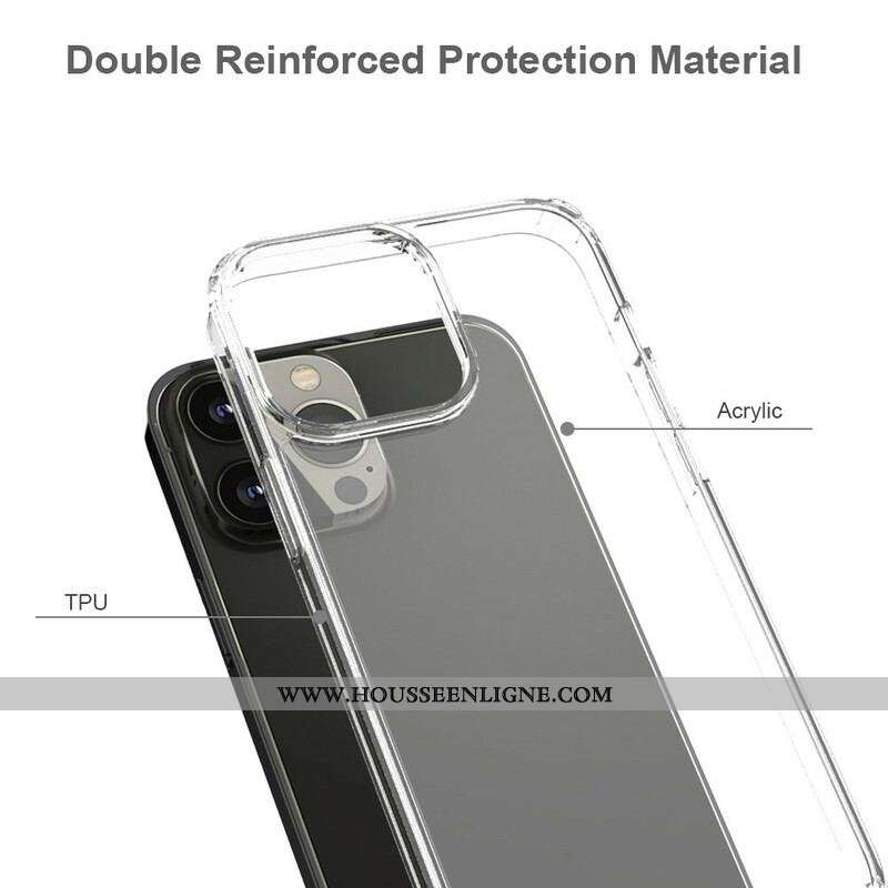 Coque iPhone 13 Pro Max Hybride Transparente