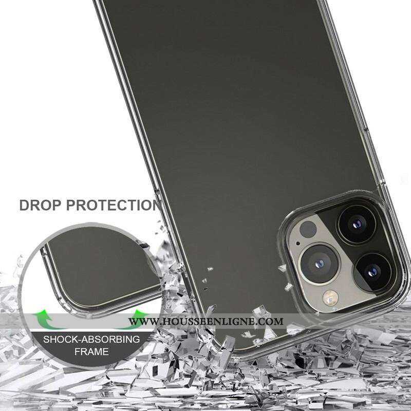 Coque iPhone 13 Pro Max Hybride Transparente