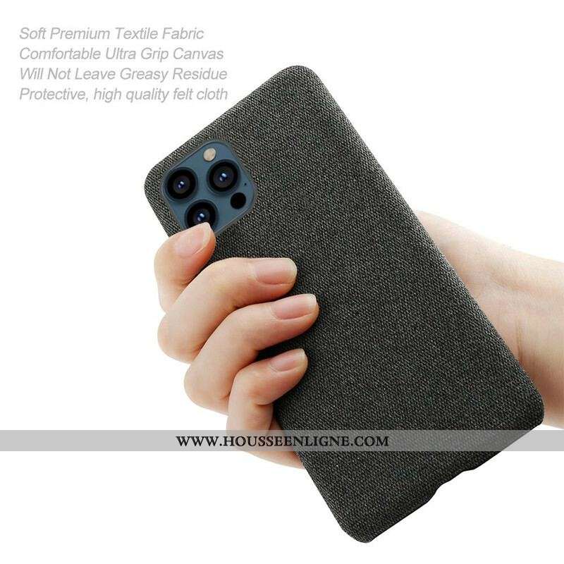 Coque iPhone 13 Pro Max KSQ Tissu Chic