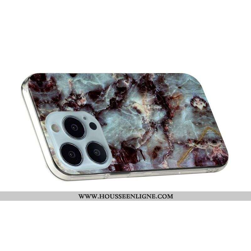 Coque iPhone 13 Pro Max Marbre Simplifié