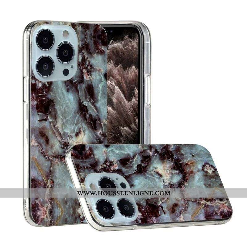 Coque iPhone 13 Pro Max Marbre Simplifié