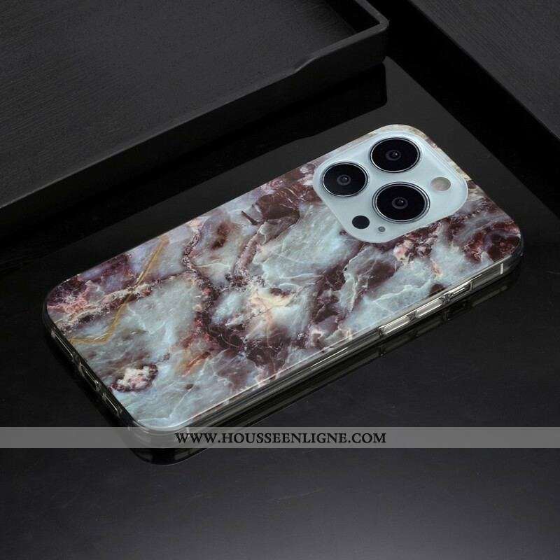 Coque iPhone 13 Pro Max Marbre Simplifié