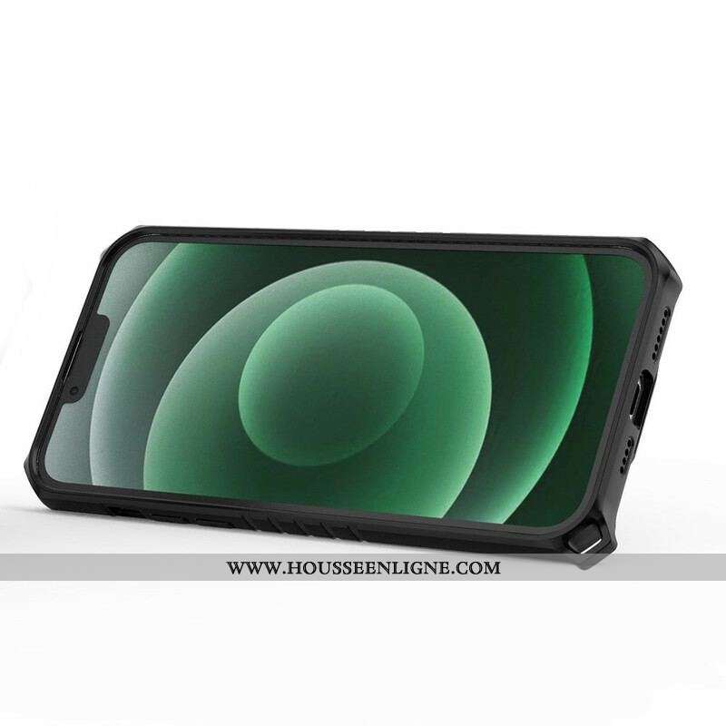 Coque iPhone 13 Pro Max Nid d'Abeille avec Anneau