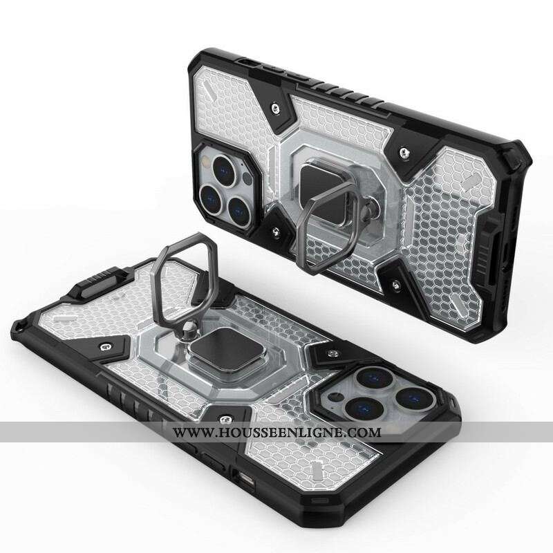 Coque iPhone 13 Pro Max Nid d'Abeille avec Anneau