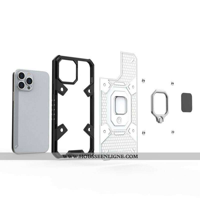 Coque iPhone 13 Pro Max Nid d'Abeille avec Anneau