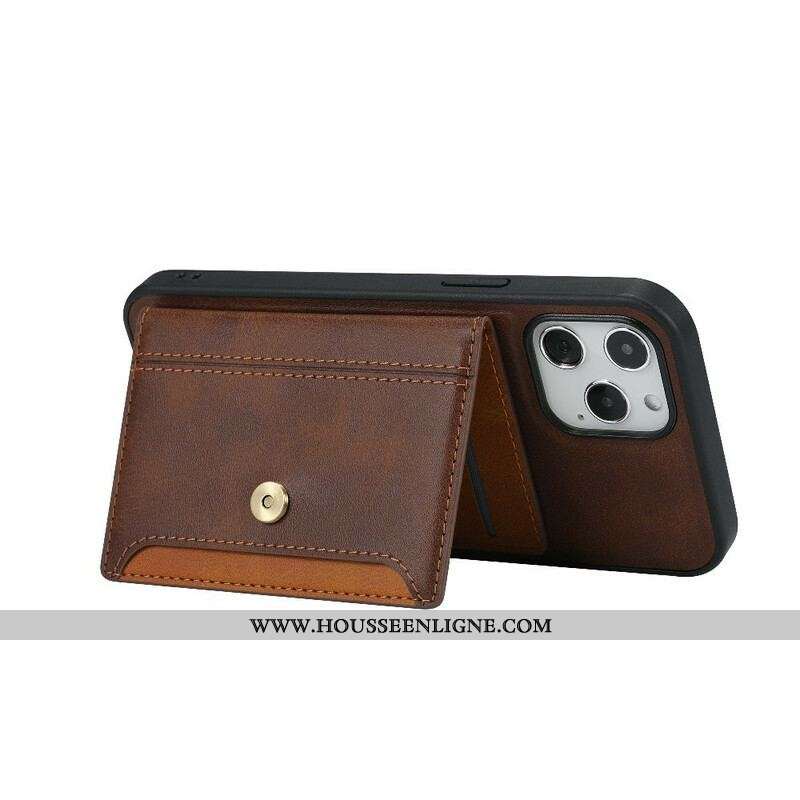 Coque iPhone 13 Pro Max Porte Cartes Support Sangle