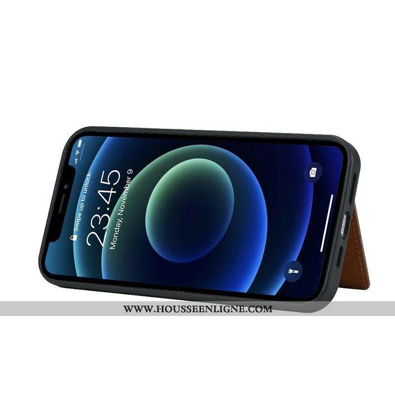 Coque iPhone 13 Pro Max Porte Cartes Support Sangle