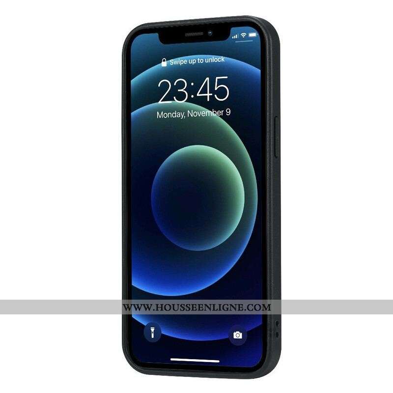 Coque iPhone 13 Pro Max Porte Cartes Support Sangle