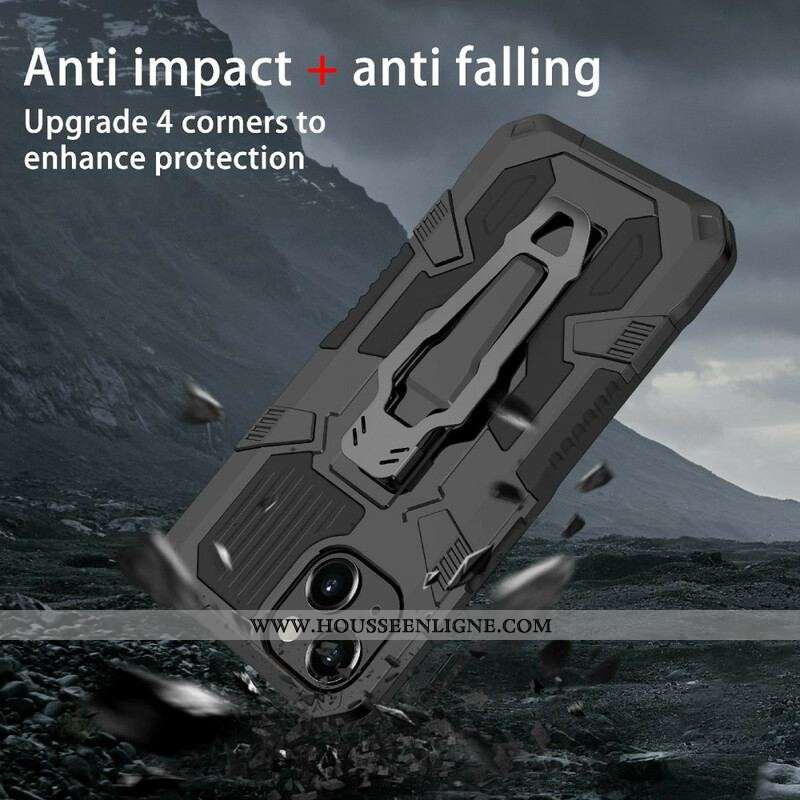 Coque iPhone 13 Pro Max Robot avec Pince Ceinture