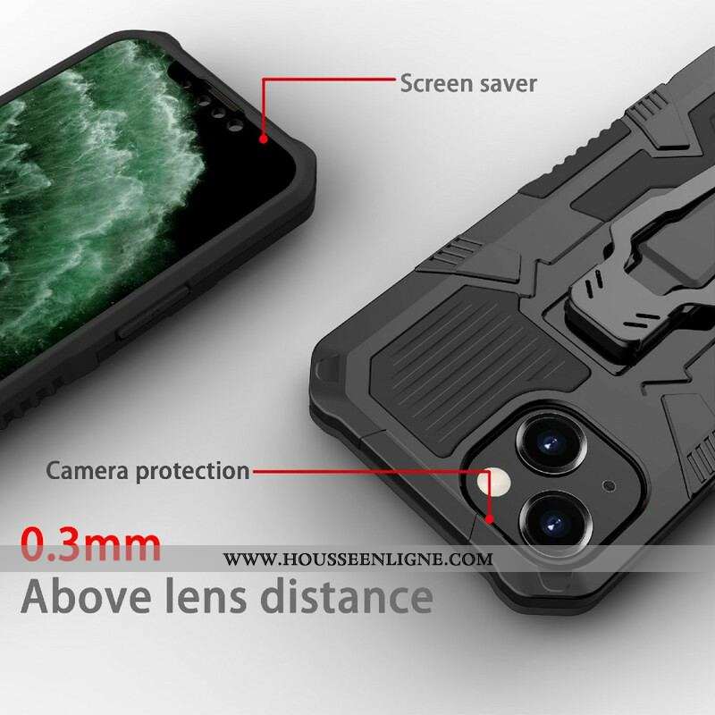 Coque iPhone 13 Pro Max Robot avec Pince Ceinture