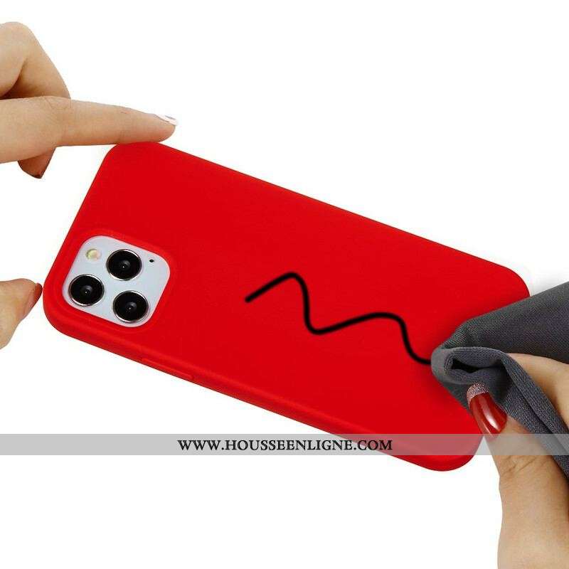 Coque iPhone 13 Pro Max Silicone Liquide