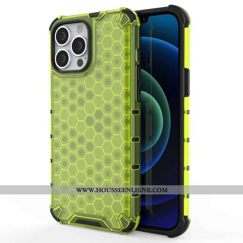 Coque iPhone 13 Pro Max Style Nid d'Abeille