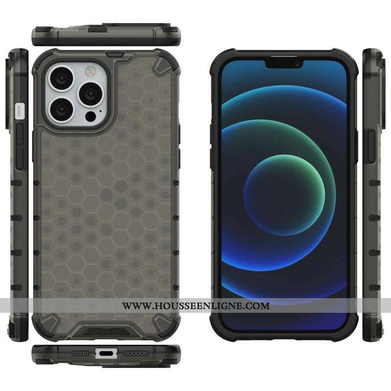 Coque iPhone 13 Pro Max Style Nid d'Abeille