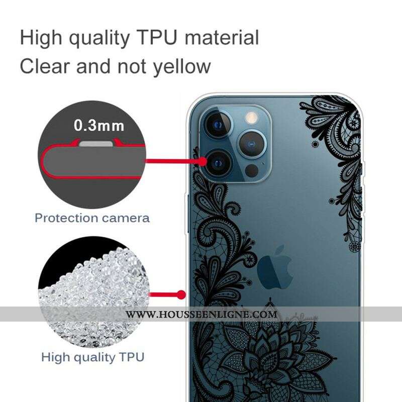 Coque iPhone 13 Pro Max Sublime Dentelle
