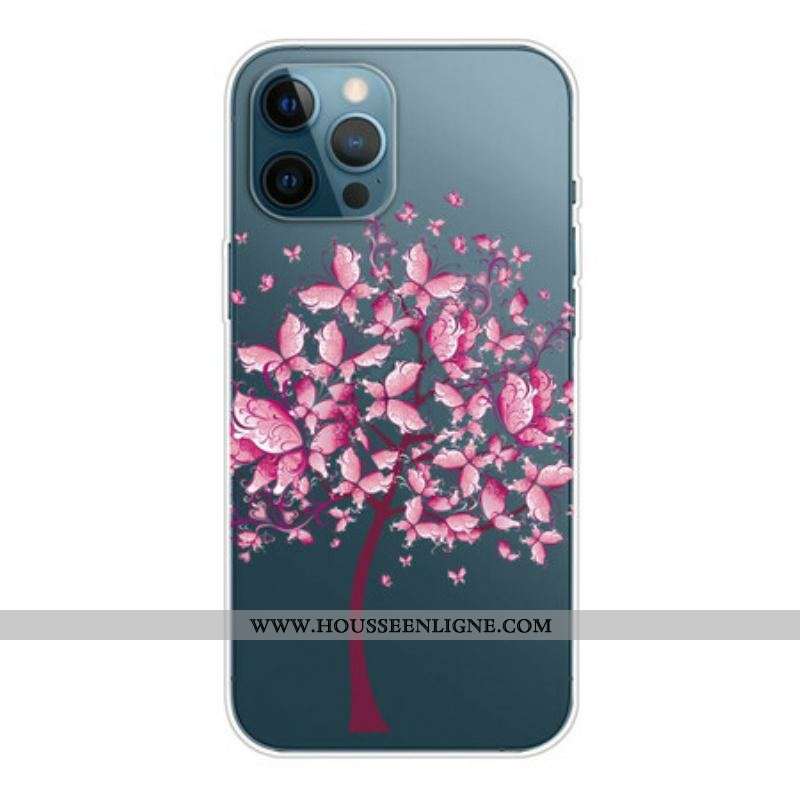 Coque iPhone 13 Pro Max Top Arbre Rose