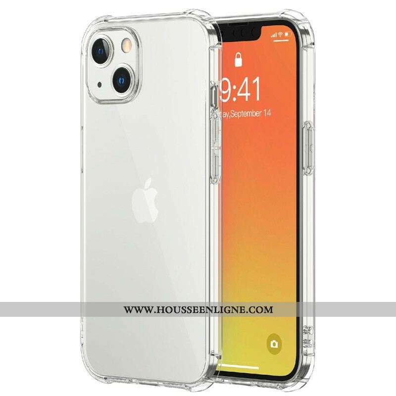 Coque iPhone 13 Pro Max Transparente LEEU Coussins Protecteurs