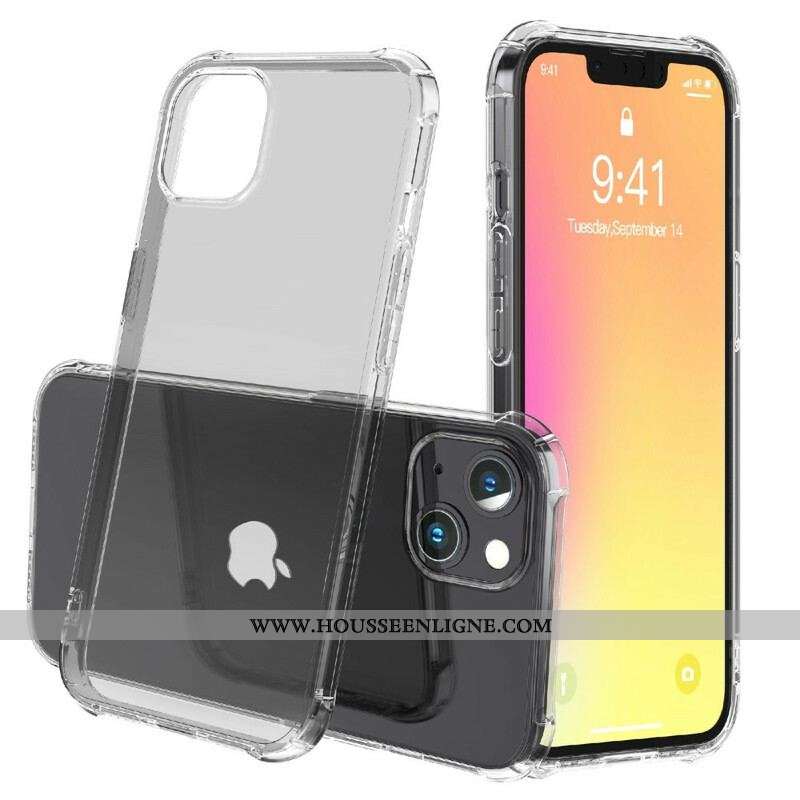Coque iPhone 13 Pro Max Transparente LEEU Coussins Protecteurs