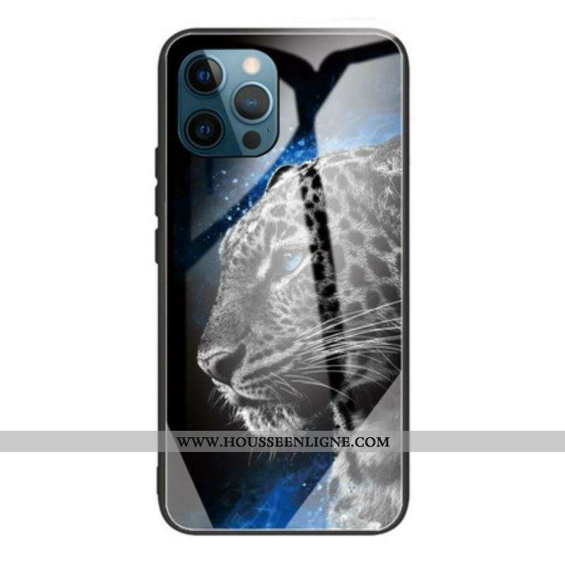 Coque iPhone 13 Pro Max Verre Trempé Face de Félin