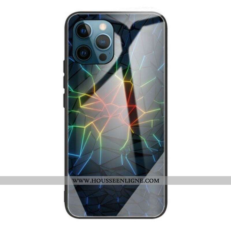 Coque iPhone 13 Pro Max Verre Trempé Geometry