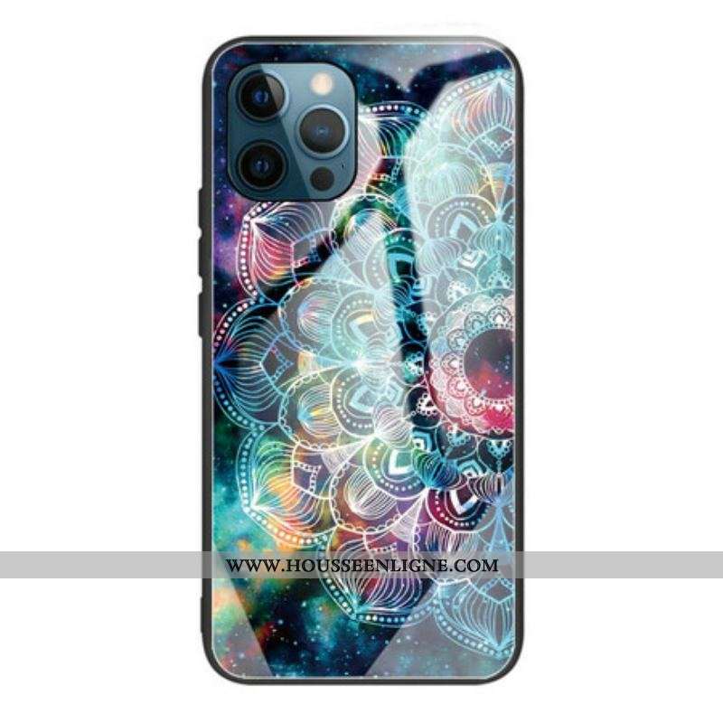 Coque iPhone 13 Pro Max Verre Trempé Mandala