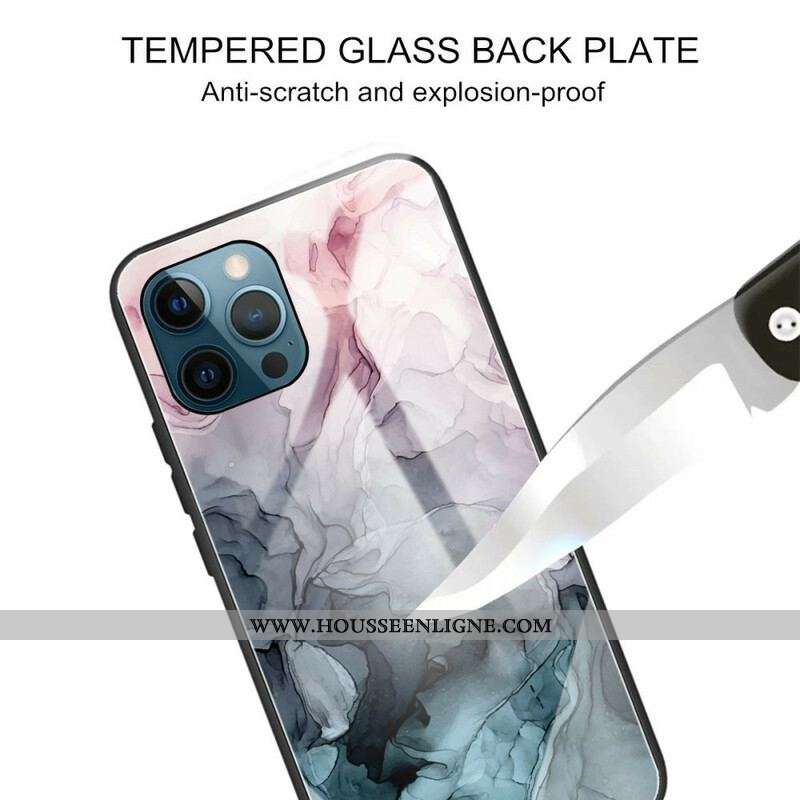 Coque iPhone 13 Pro Max Verre Trempé Marble