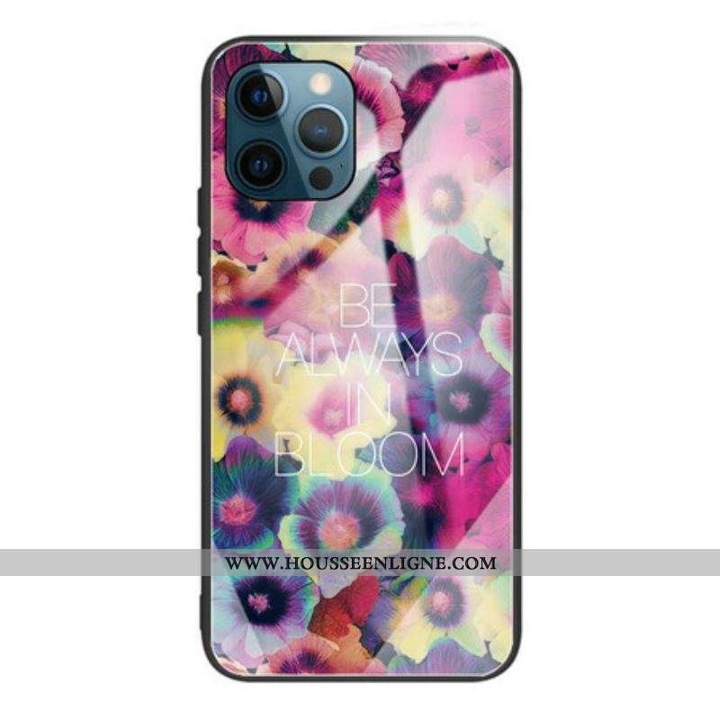 Coque iPhone 13 Pro Max Verre trempé Be Always in Bloom