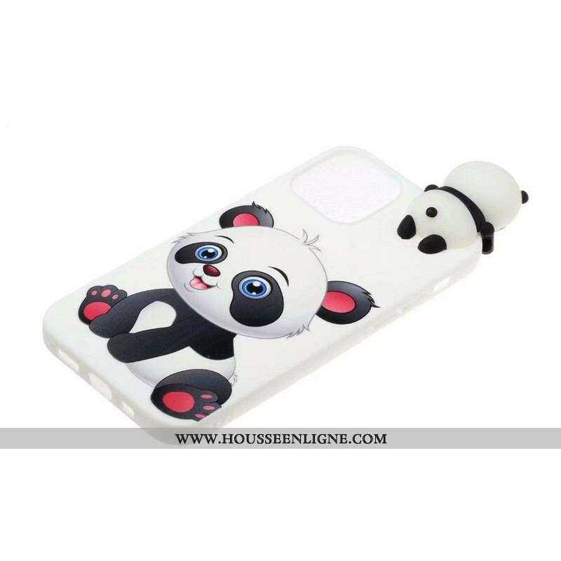 Coque iPhone 13 Pro Mignon Panda 3D