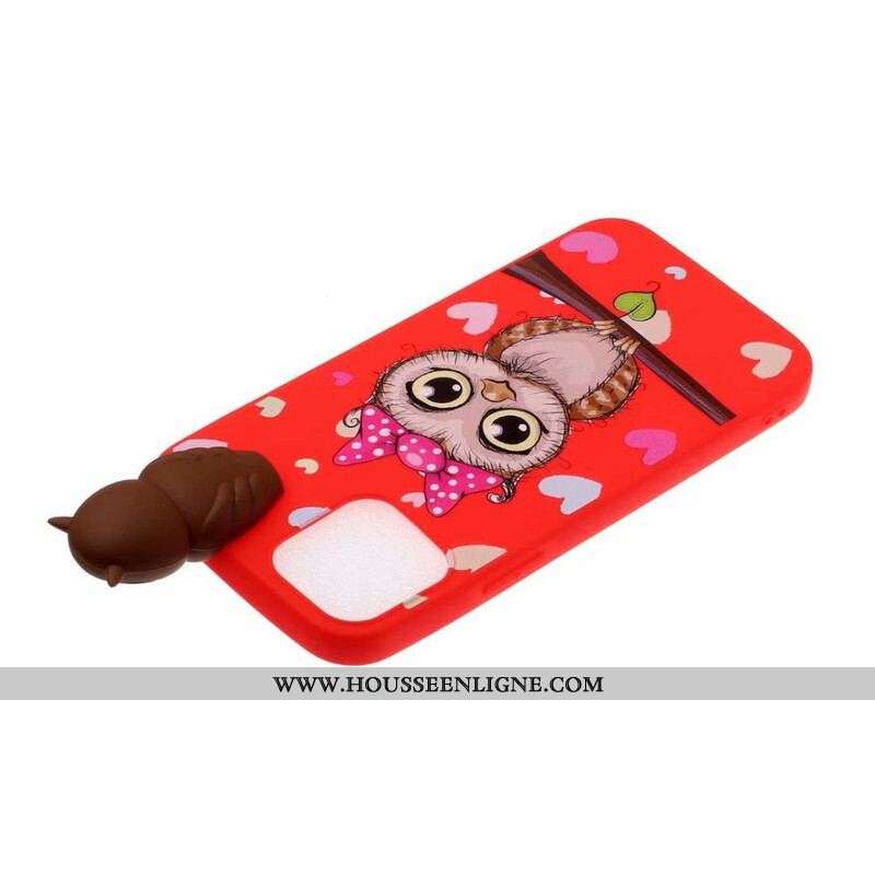 Coque iPhone 13 Pro Miss Hibou 3D