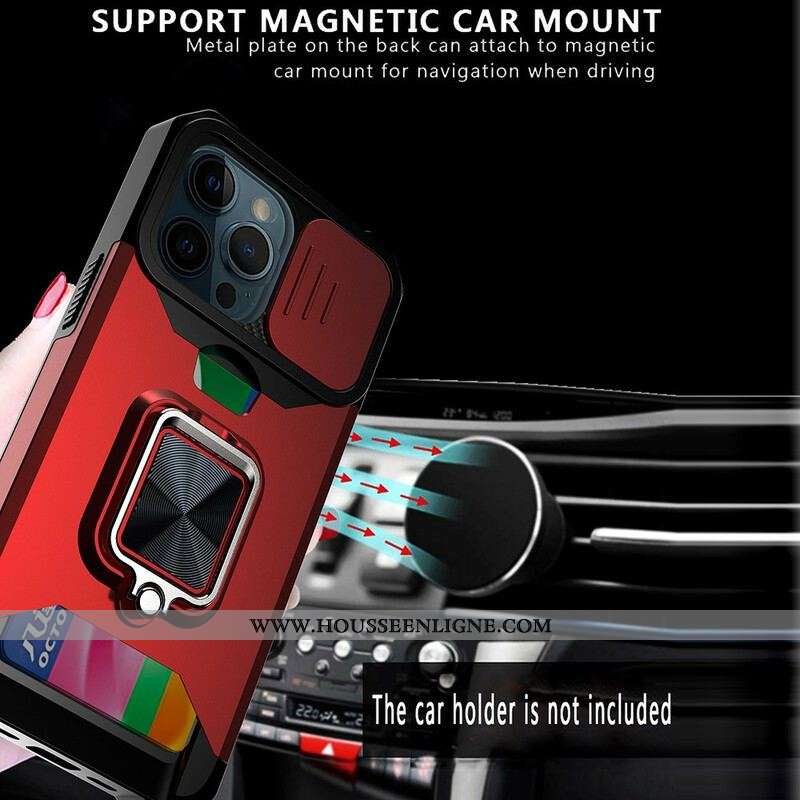 Coque iPhone 13 Pro Multi-Fonctionnelle Protège-Lentilles