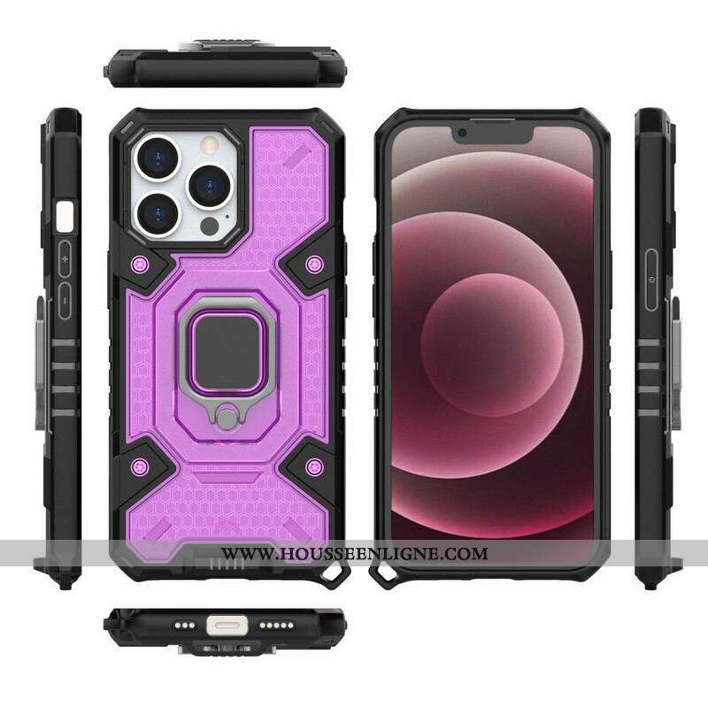 Coque iPhone 13 Pro Nid d'Abeille avec Anneau