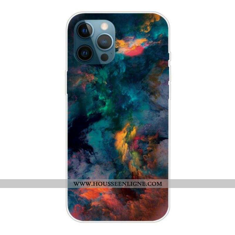 Coque iPhone 13 Pro Nuages Colorés