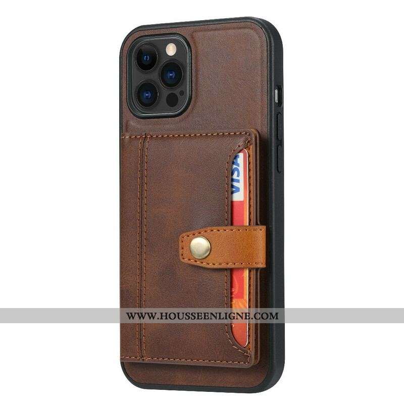 Coque iPhone 13 Pro Porte Cartes Support Sangle