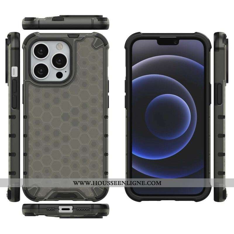 Coque iPhone 13 Pro Style Nid d'Abeille