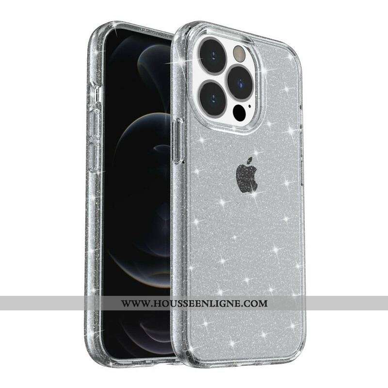 Coque iPhone 13 Pro Transparente Paillettes